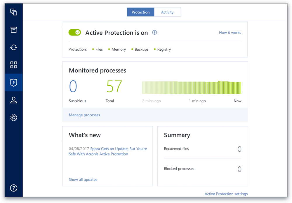 acronis true image disable active protection