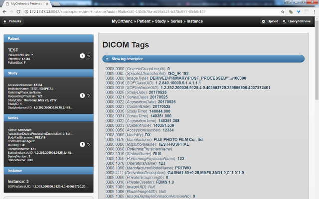 Файл настроек логгера для dicom storage