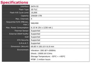 Innodisk 2.5 Sata Ssd 3ts5 P Spectabl