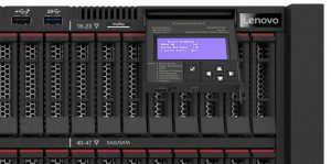 Lenovo Thinksystem Sr860 V2 With Integrated Diagnostics Display Open