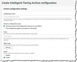 Aws S3 Intelligent Tiering Adds Archive Access Tiers 