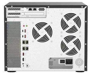 Qnap Tvs H1688x Back NAS