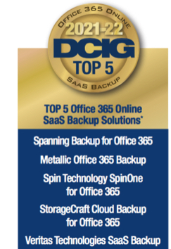 Dcig Top 5 Office 365 Online Saas Backup Solutions