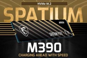 Msi Enriches Ssd Product Line With Spatium M390 