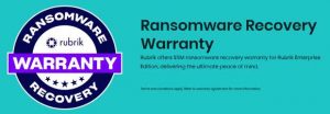 Rubrik Ransomware Recovery Warranty