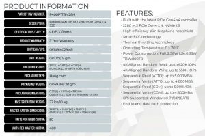 Patriot P400p1tb Ssd Spectabl