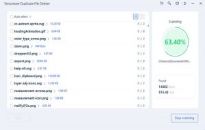 Tenorshare Scanning Duplicates