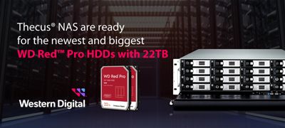 Thecus Nas Ready For 22tb Wd Red Pro Hdds