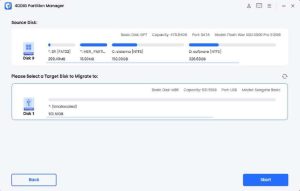 4ddig Partition Manager Select Target Disk 2212