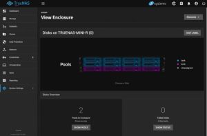 Truenas Mini R Interface 2302