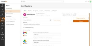 Cloudm Backup Screenshot 2