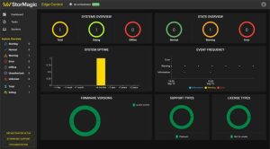 Stormagic Edge Control Dashboard