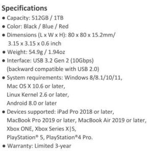 Adata Sd620 External Ssd Spectabl