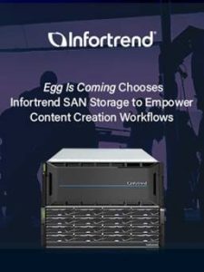 Korean Media Company Egg Chooses Infortrend San Storage