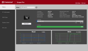 Transcend Scopepro Card