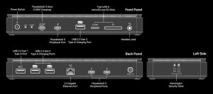 Sonnet Echo 13 Thunderbolt 5 Ssd Dock Frontandrear Scheme