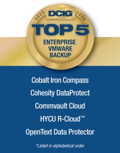 2025 26 Dcig Top 5 Enterprise Vmware Backup Report