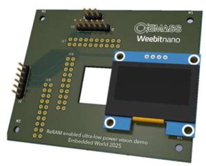 Emass And Weebit Nano Collaborate On Ultra Low Power Edge Ai Demonstration Using Reram