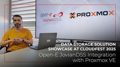 Open E Joviandss Integrates With Proxmox Ve